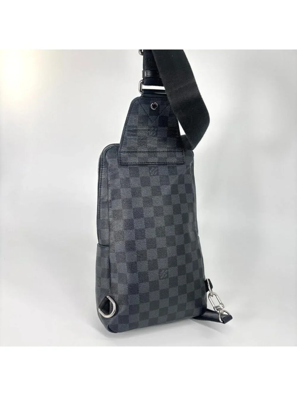 Louis Vuitton Super Damier Graphite Sling Bag Black